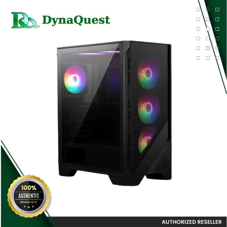 MSI MAG 120A Airflow ATX TG Case with 6X120mm Rainbow Fan