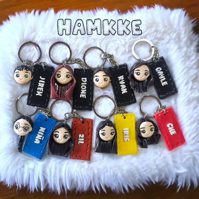 Bulk Order] Customized Air Dry Clay Keychain / Souvenir / Giveaway / Any  theme