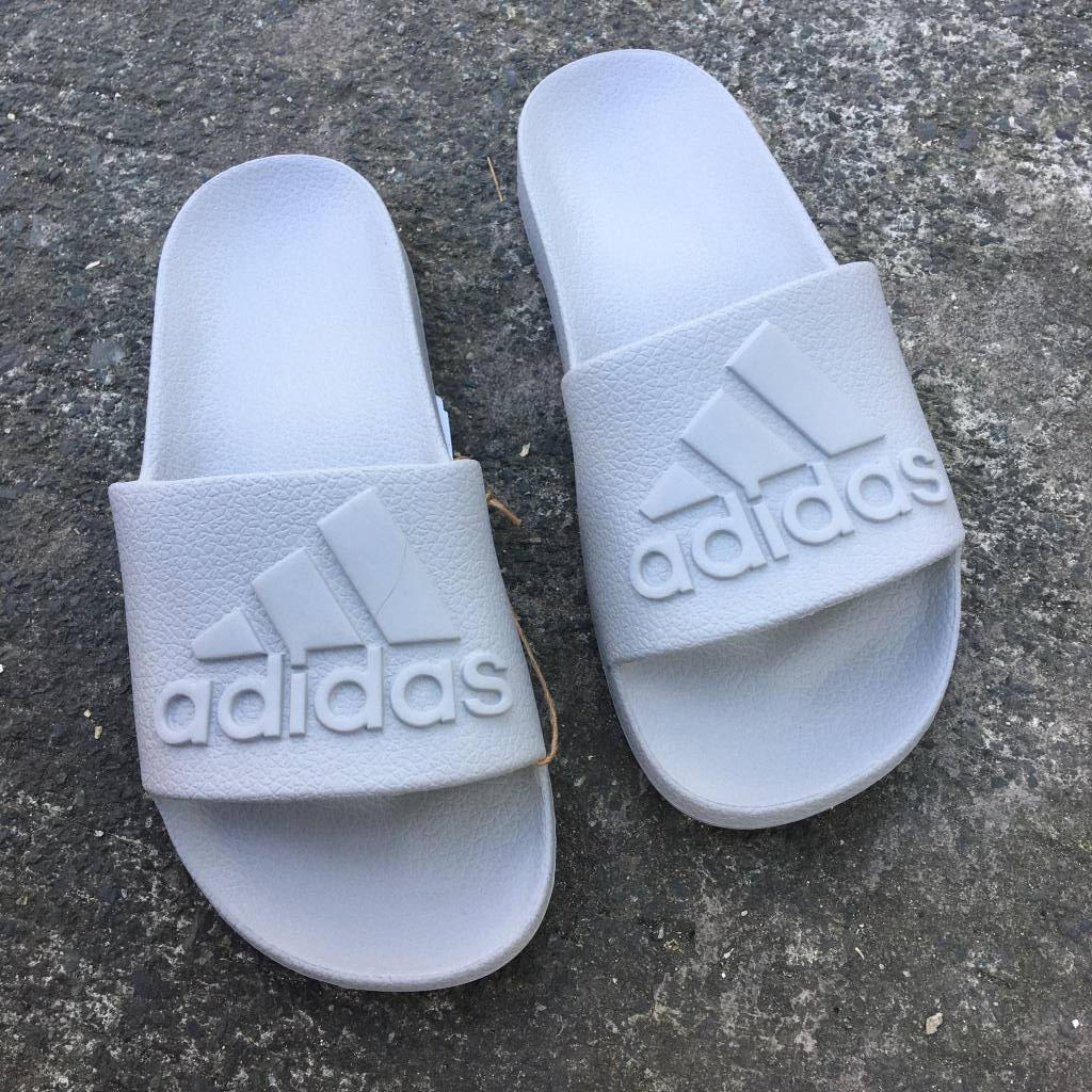 ORIGINAL ADI ADILETTE AQUA SLIDES GREY | IF6068 | Shopee Philippines