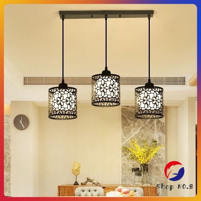 Modern Flower Petal Chandelier Bar Counter Light Pendant Dining Ceiling ...