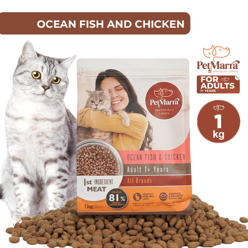 Ocean Fish Best Dry Cat Food For Dry Skin PetMarra Adult Cat