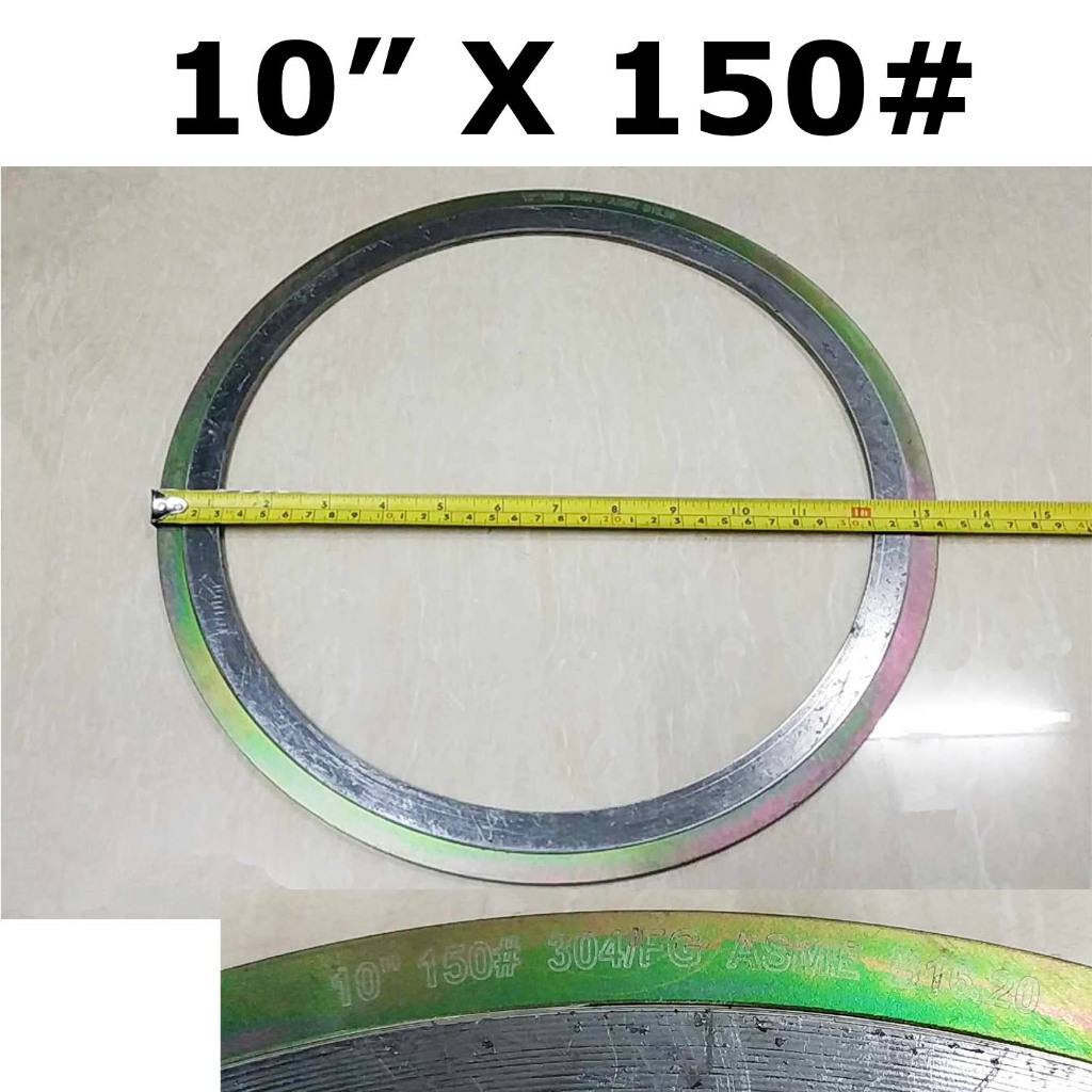 FLEXITALLIC GASKET 10" X 150 SPIRAL WOUND GASKET 304/FG ASME B16.20