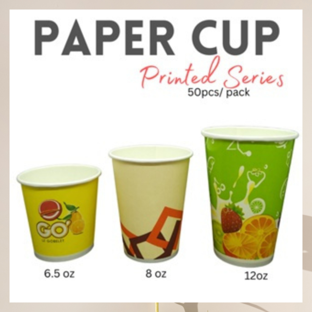 Paper Cup 6.5oz 8oz 12oz Printed Series Cups Disposable Party Cups ...