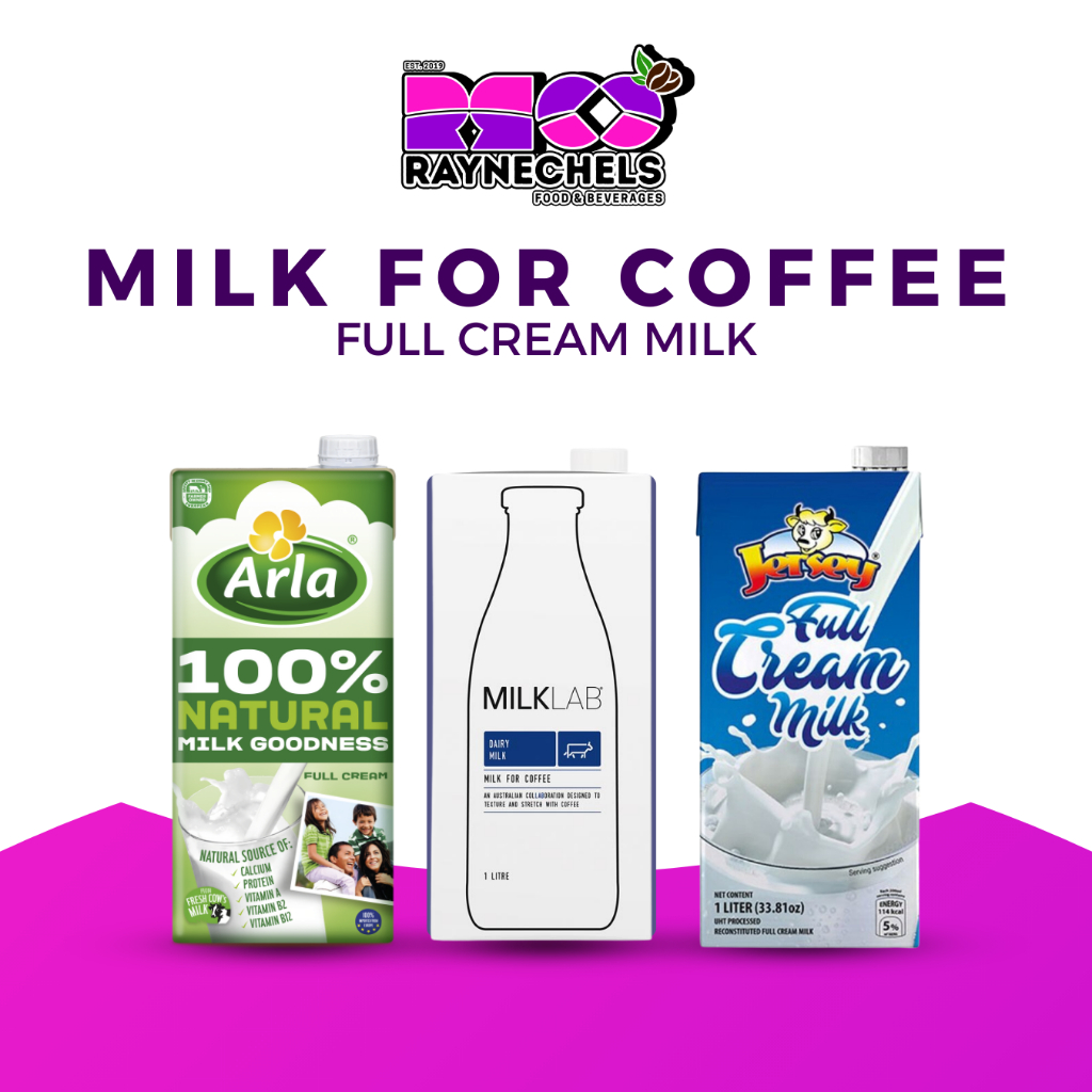 MILK FOR COFFEE Arla Jersey Milklab Full Cream Milk Shopee