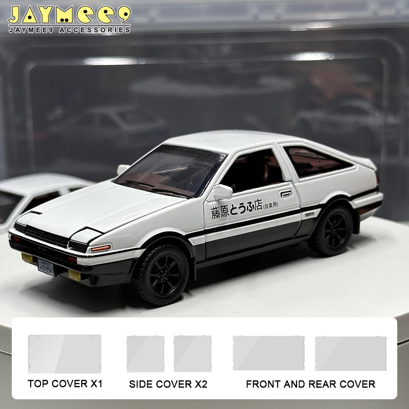 Die Cast Initial D TOYOTA AE86 Trueno 1:32 Fujiwara Tofu ALLOY CAR ...
