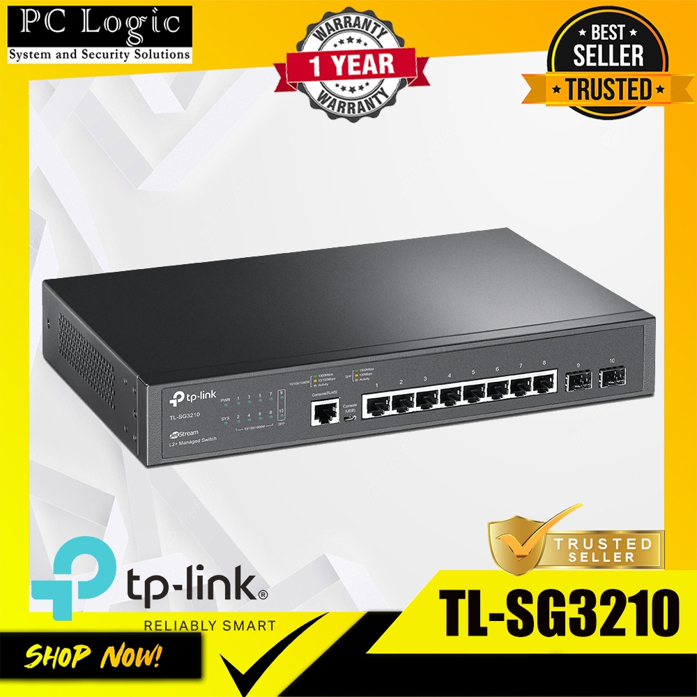 TL-SG3210 JETSTREAM L2+ MANAGE SWITCH WITH 2X GIGABIT SFP PORTS ...