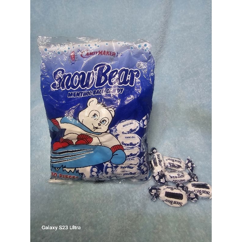 SNOW BEAR MENTHOL CANDY 50 PCS | Shopee Philippines