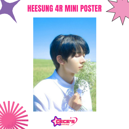 Enhypen Heesung Mini Poster 4R | Shopee Philippines