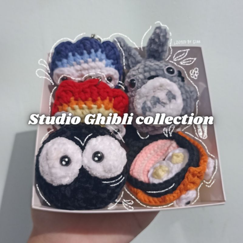 STUDIO GHIBLI CROCHET KEYCHAIN COLLECTION | Shopee Philippines