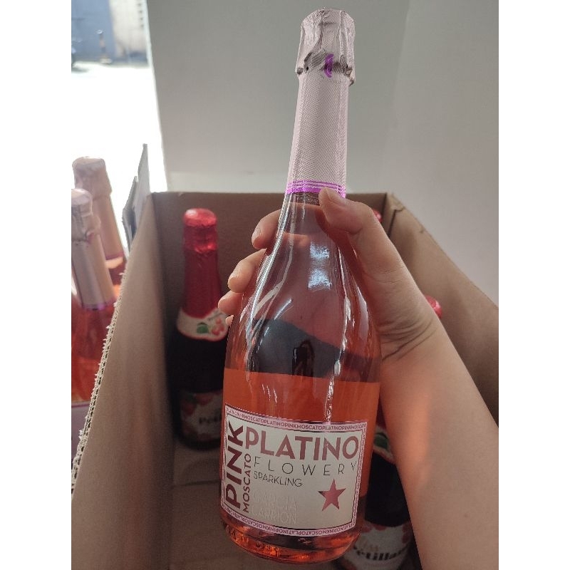 Sparkling Wine( Platino, strawberry & Lemon Flavor) Shopee Philippines