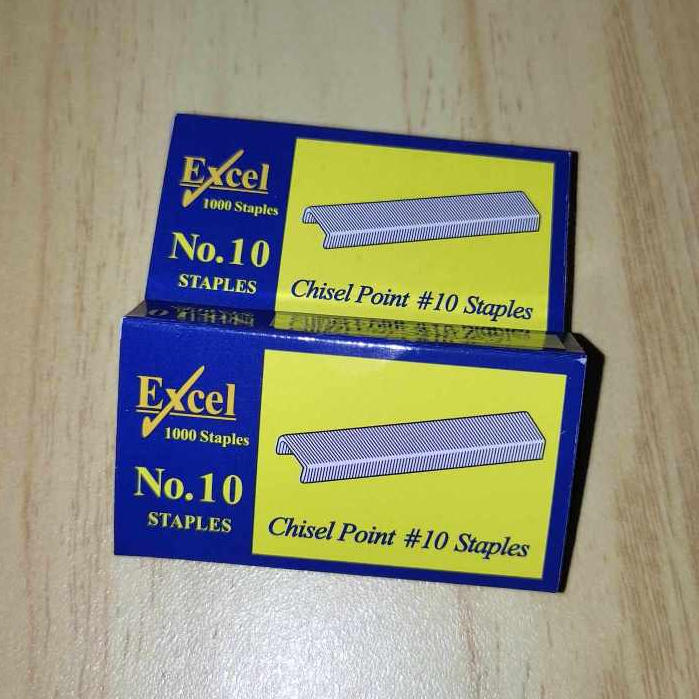 EXCEL STAPLE WIRE No. 10 / 10mm / Small Size / 1 PACK | Shopee Philippines