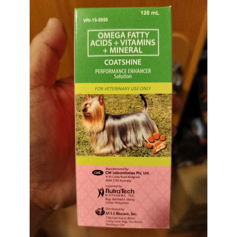 Coatshine Omega Fatty Acid + Vitamins & Minerals 60ml&120ml (Free