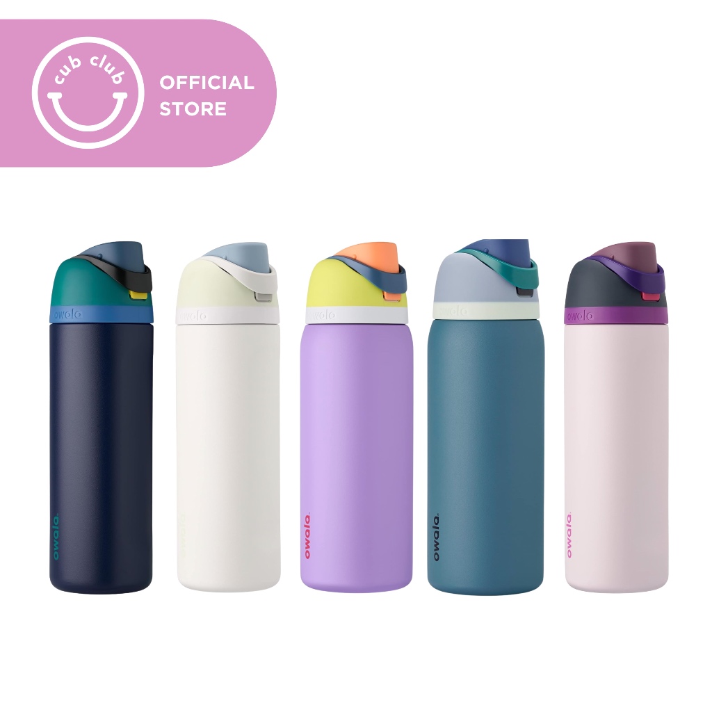 Owala FreeSip Insulated Stainless Steel Water Bottle with Straw for Sports  and Travel, BPA-Free, 24oz, Dreamy Field 