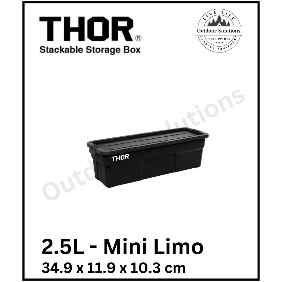 2.5L Mini Limo THOR Heavy Duty Stackable Storage Box | Shopee Philippines