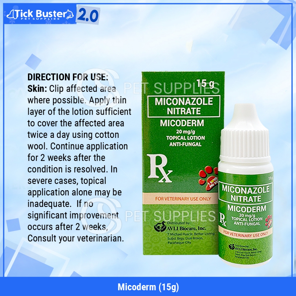 TBSMicoderm Topical Lotion AntiFungal Miconazole Nitrate Ear and Skin