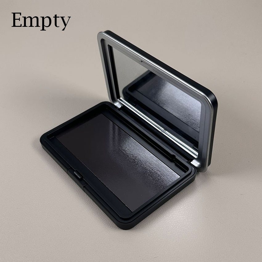 Empty Magnetic Cosmetics Palette Matte Black Eyeshadow DIY Makeup Box