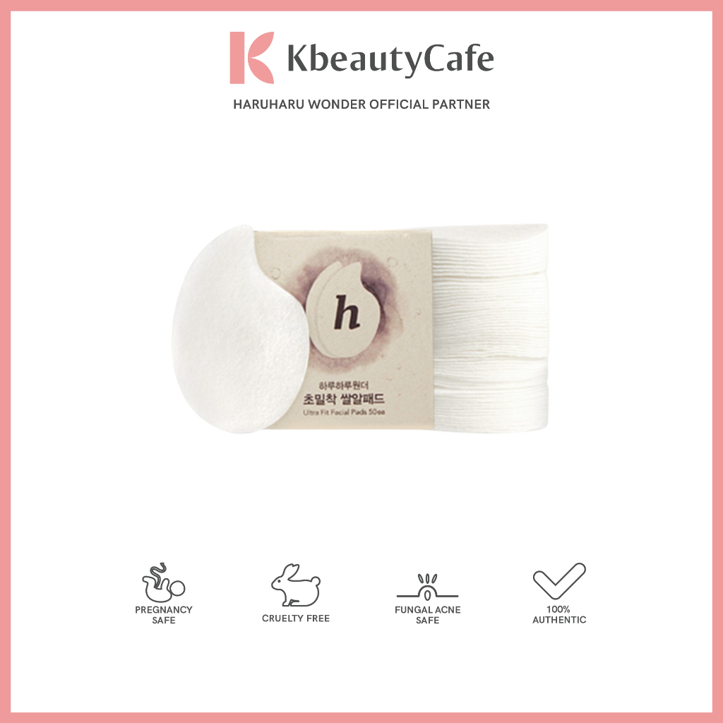 Haruharu Wonder Ultra Fit Facial Pads [Skincare Cotton Pads Toner Pads
