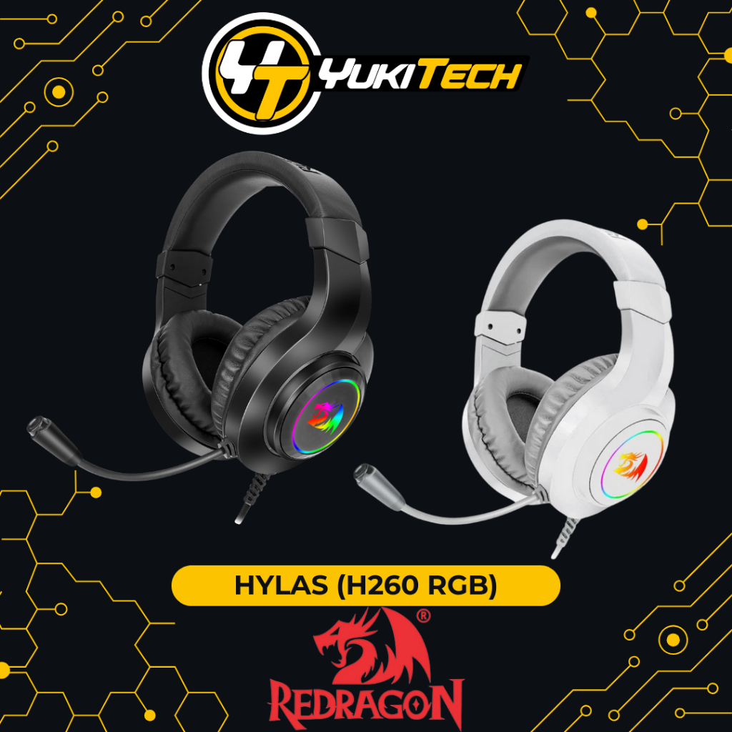 Redragon Hylas Wired Gaming Headset | RGB | H260 RGB | Shopee Philippines