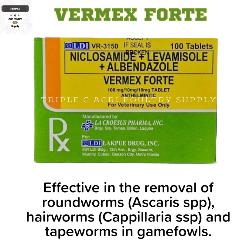 Vermex Forte - 10 pcs ( isang banig) | Shopee Philippines