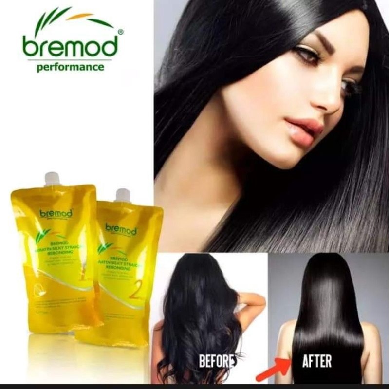 Bremod Rebonding Hair Silky Straightening with Keratin 800ml BRT012