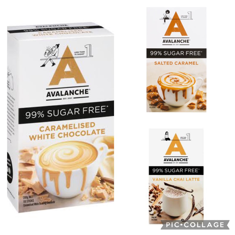 Avalanche 99 Sugar Free Coffee Drink White Chocolate Vanilla Chai