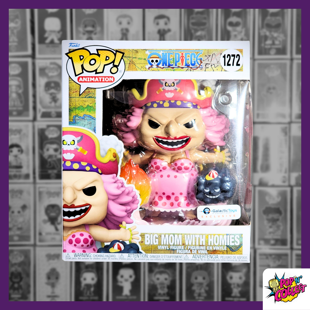 Funko Pop! One Piece Big Mom with Homies 1272 Galactic Toy Exclusive
