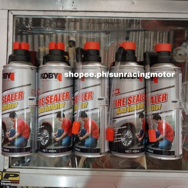 Koby Tire Sealer & Inflator 100% ORIGINAL | Shopee Philippines