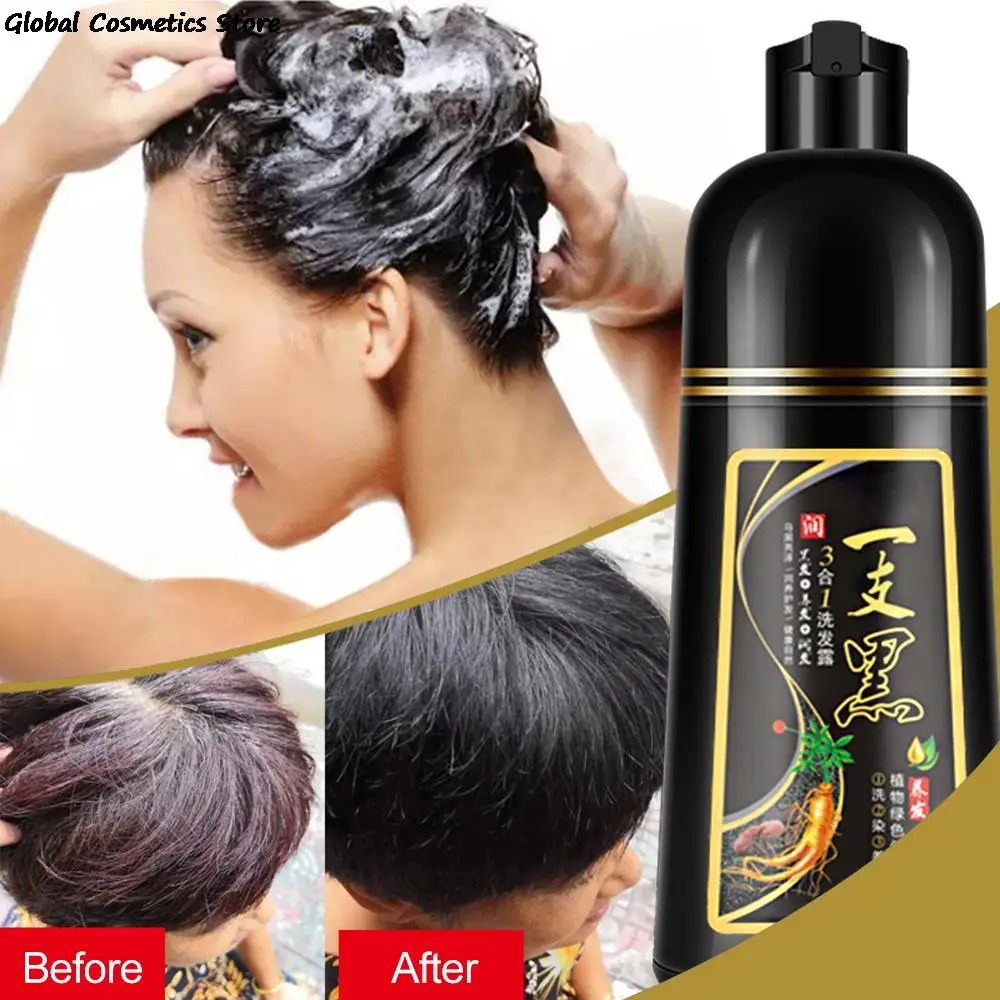 (BUY 1 TAKE 1) Natural Ginger Black Hair Shampoo Herbal Hair Dye ...