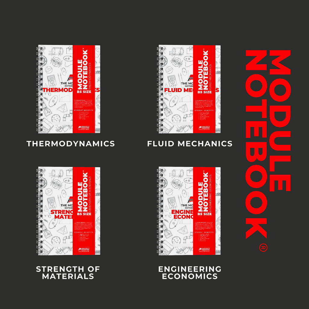 Module Notebook - Wholesale -Thermo, Strength of Materials, Fluid ...