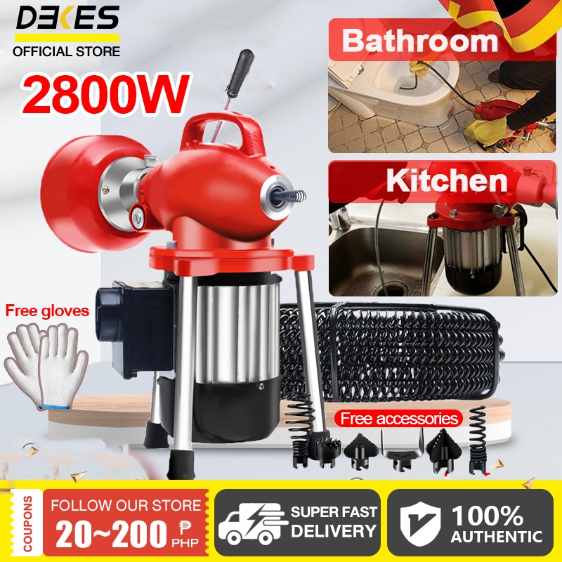 Professional Automatic Dredge Machine Clear Toilet Blockage Drain