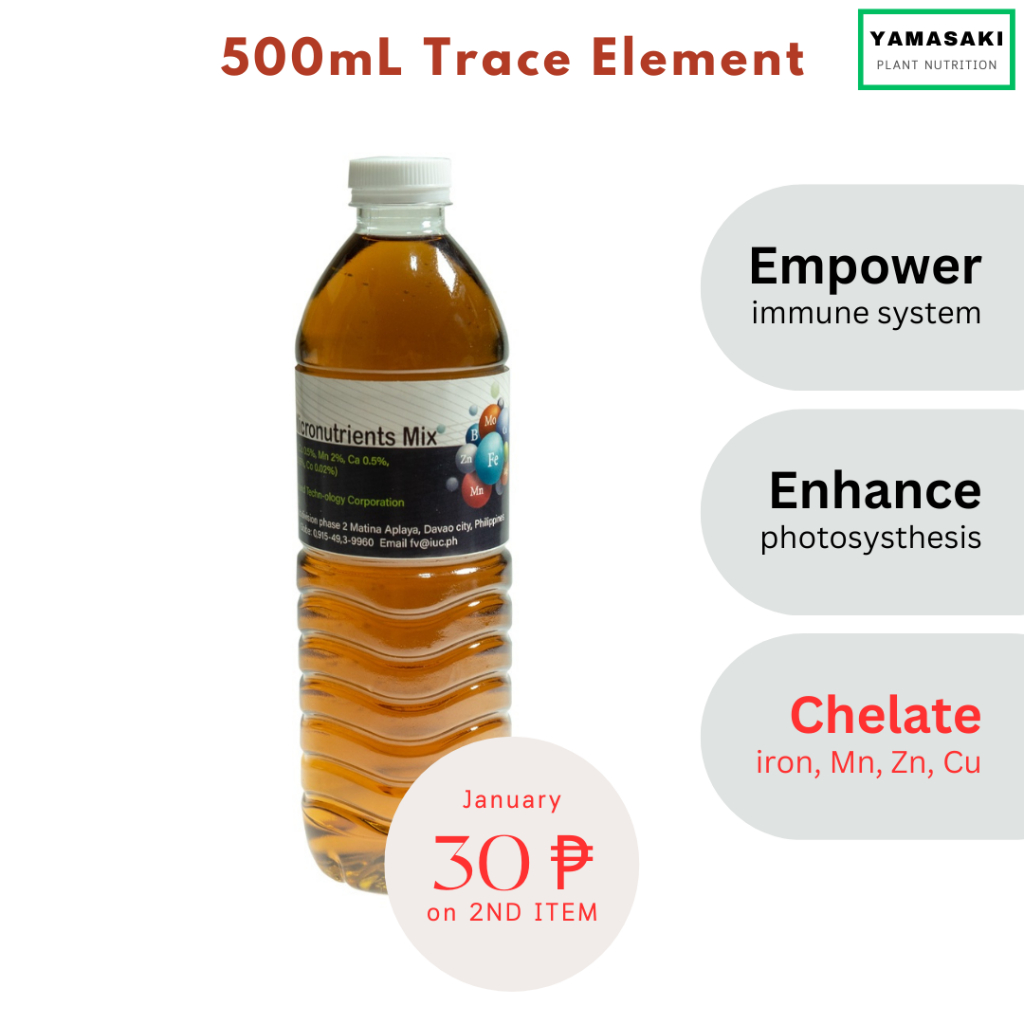 Yamasaki trace elements solution 500mL iron chelate nutrient solution