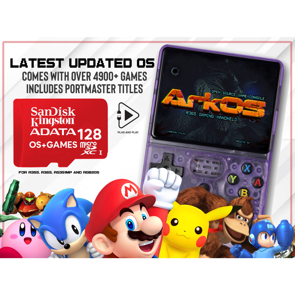 Alphawolf | OS and Games SD CARD ONLY Stock OS ArkOS AmberElec JELOS ...