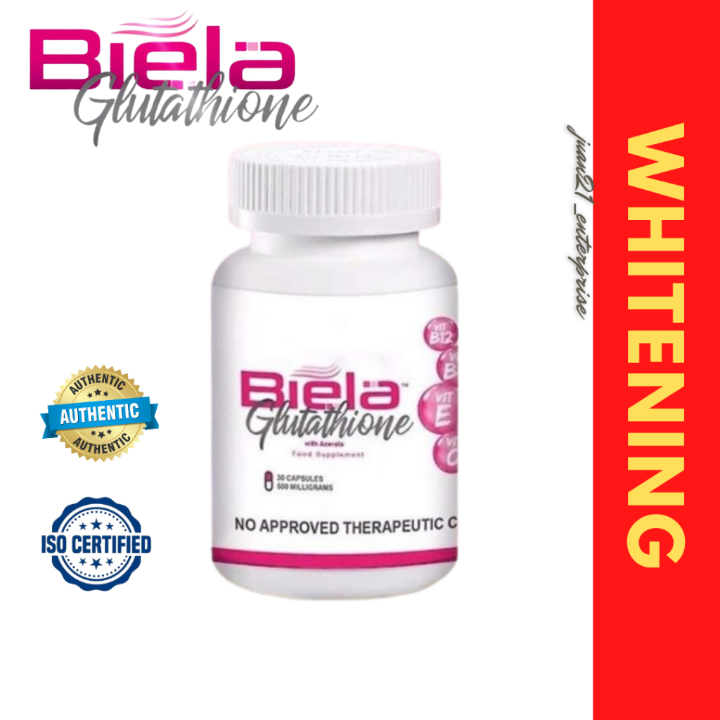 Authentic BIELA Glutathione ACEROLA +VITAMIN C+ VITAMIN E + Vitamin B6