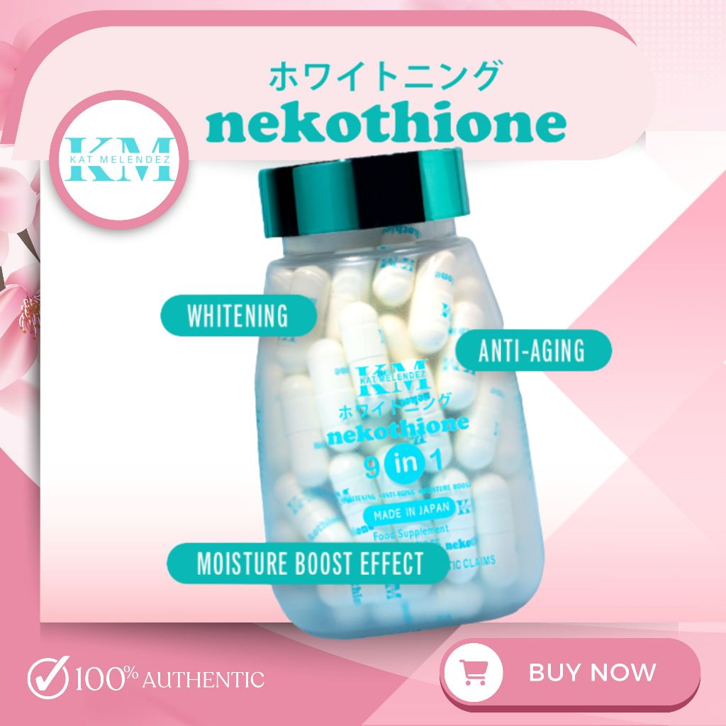 Neko by Kat Melendez NEKOTHIONE 9 in 1 - 60 Capsules | 1 Bottle only |  HerSkin Sevendays Katrye KM