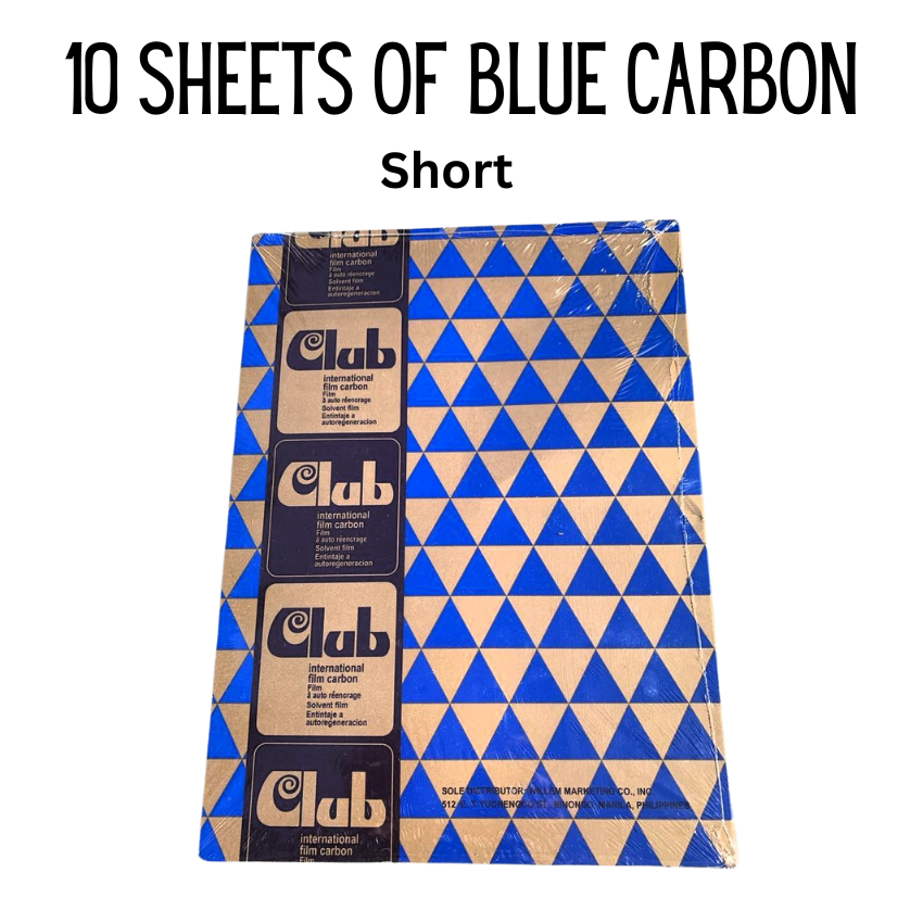 (Positivity) 10 pcs. Blue Carbon Paper / Club International Film Carbon ...