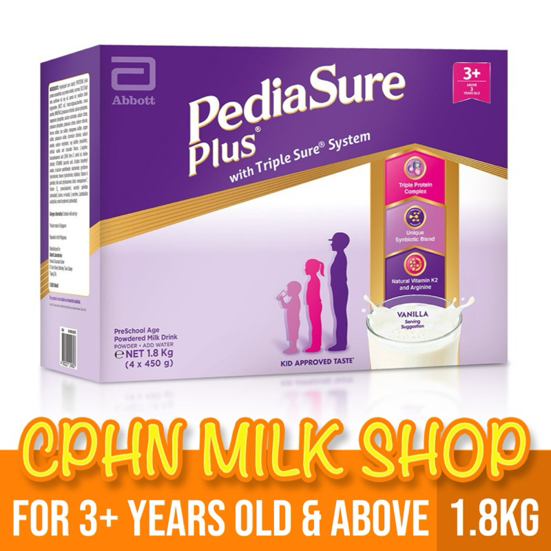 PediaSure Plus Vanilla for Kids Above Years Old Shopee