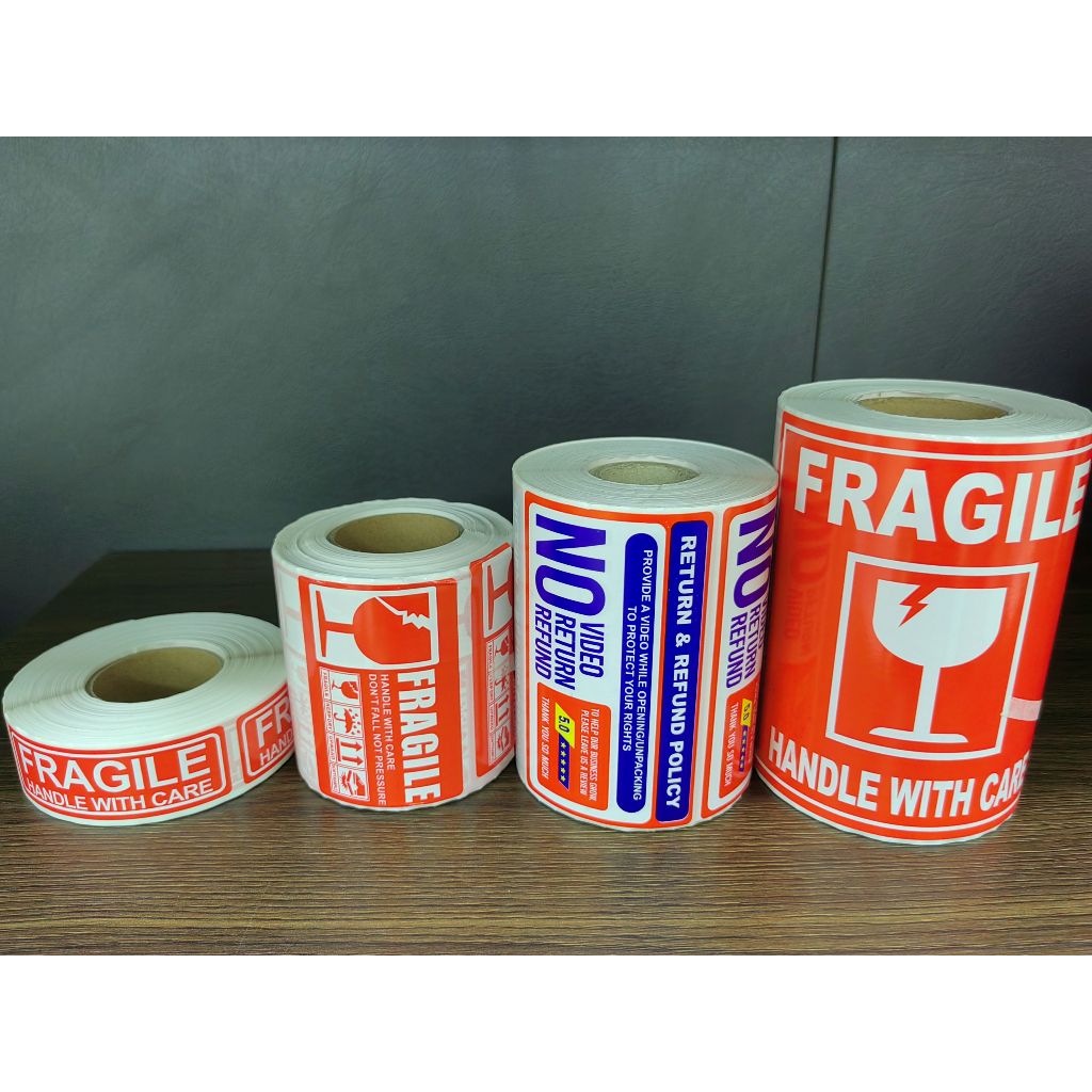 Shop fragile sticker for Sale on Shopee Philippines