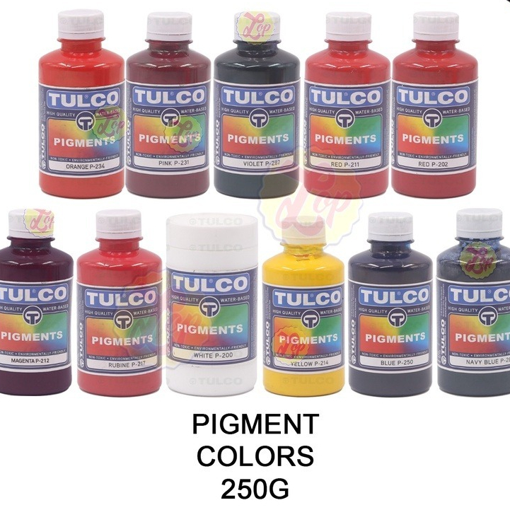 [250G] Tulco Pigment Standard Colors Textile Paint Silk Screen Printing