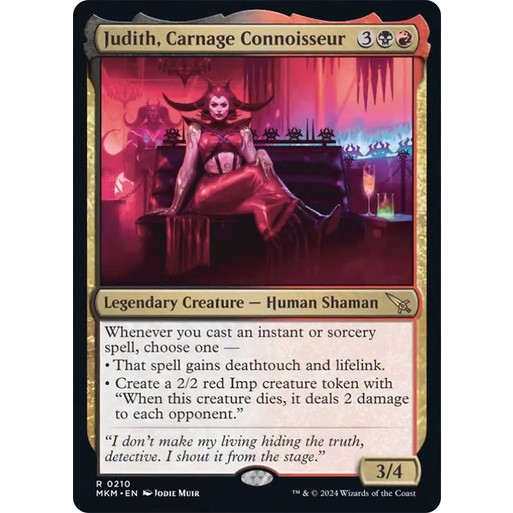 Judith, Carnage Connoisseur - Murders at Karlov Manor (MKM) | Shopee ...