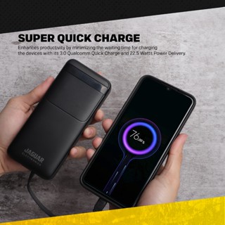 Jaguar Electronics PB628 20000mAh 22.5W PD/QC 3.0 Fast Charging Power ...