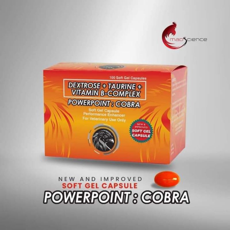MAD SCIENCE POWERPOINT COBRA VITAMIN (10 CAPSULES) FOR