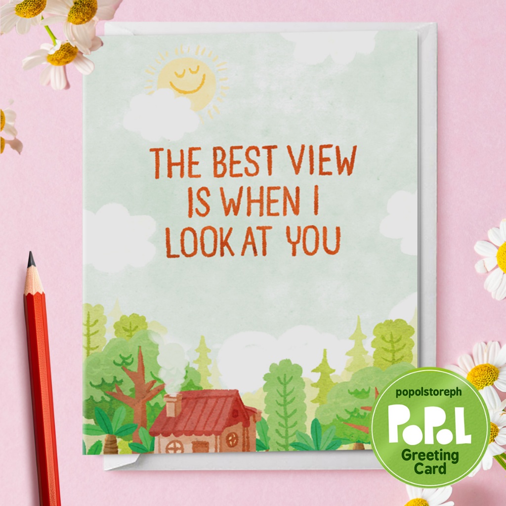 Popol - The Best View - Cute Greeting Card Boyfriend Girlfriend Funny ...