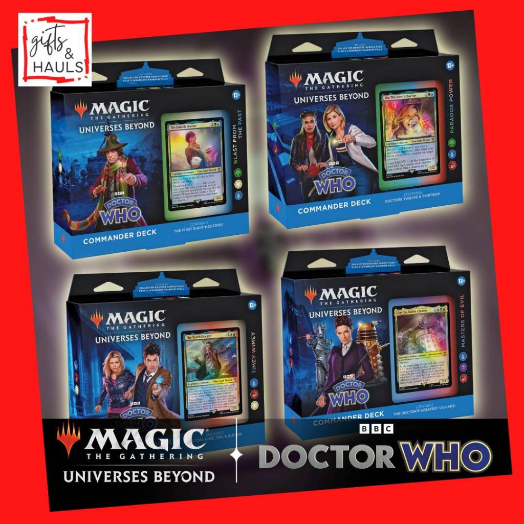MTG Commander Deck - Doctor Who ; Timey-Wimey, Masters of Evil, Blast from  the Past, Paradox Power | Shopee Philippines