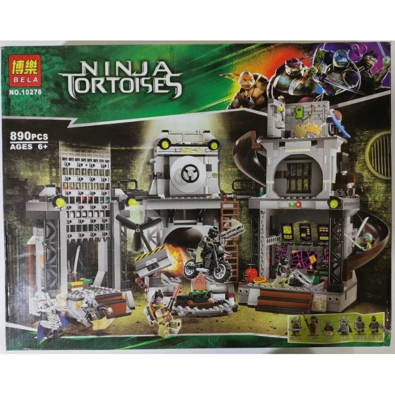 Ninja Tortoises Lego Set (890pcs) | Shopee Philippines