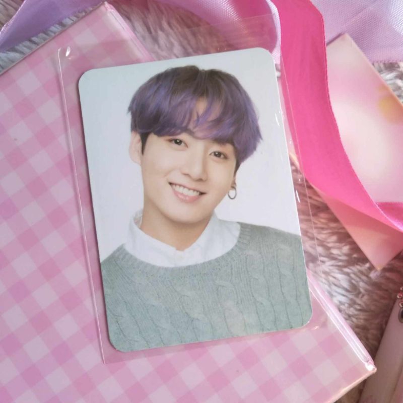 onhand official bts jungkook set ube photocard xylitol pc rare with