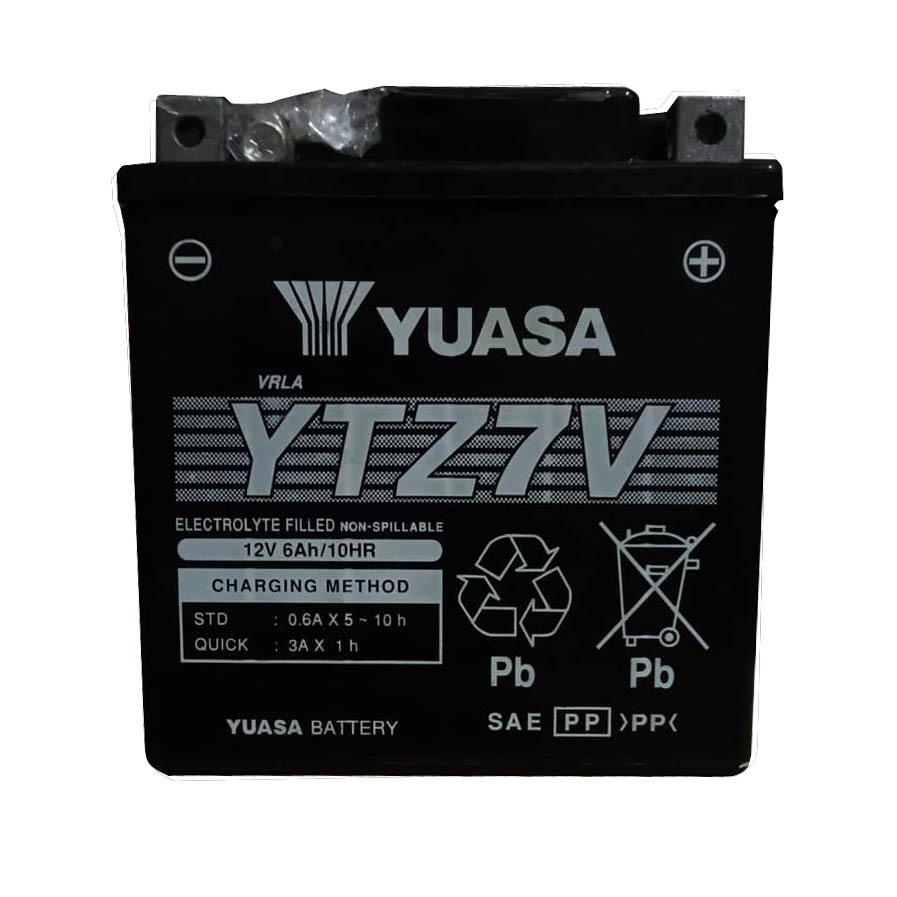 Yuasa YTZ7V Maintenance Free Motorcycle Battery ( for nmax v1 aerox ...