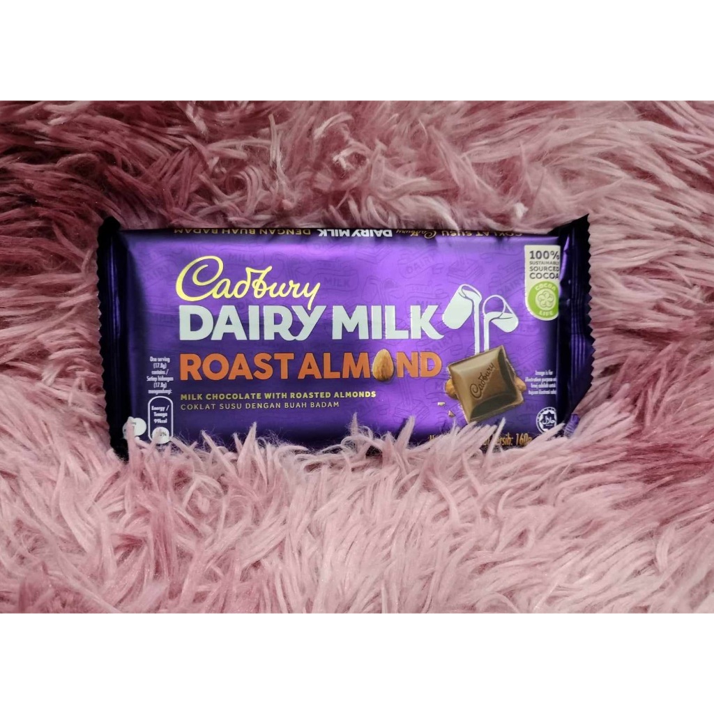 CADBURY DAIRY MILK ROAST ALMOND 160G Shopee Philippines
