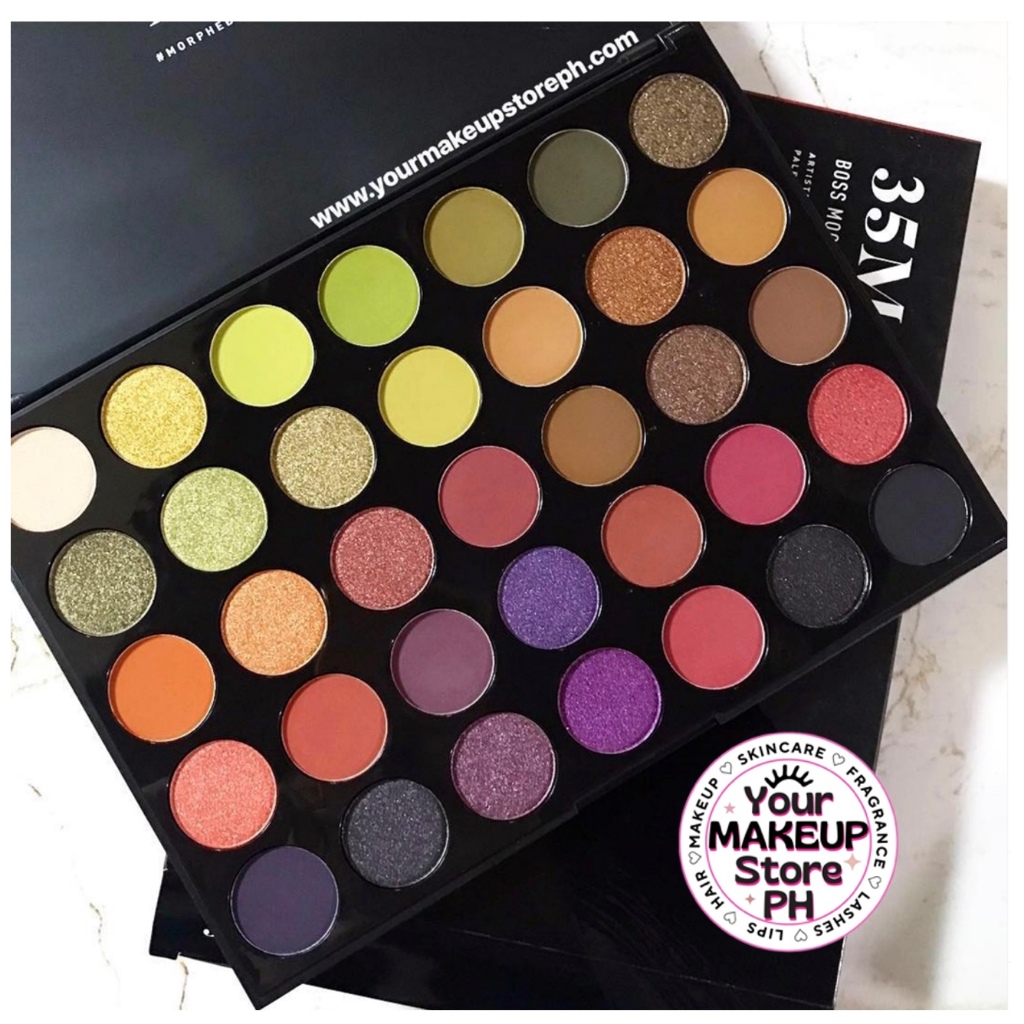 Morphe 35m Boss Mood Artistry Eyeshadow Palette Shopee Philippines 3089