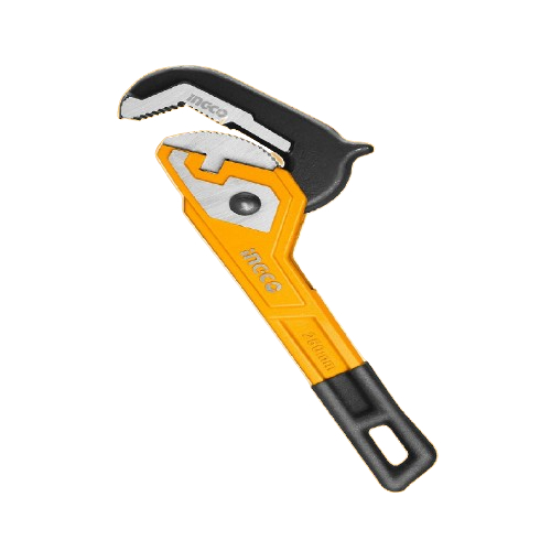Ingco Ratcheting Pipe Wrench Carbon Steel Industrial Tools 10