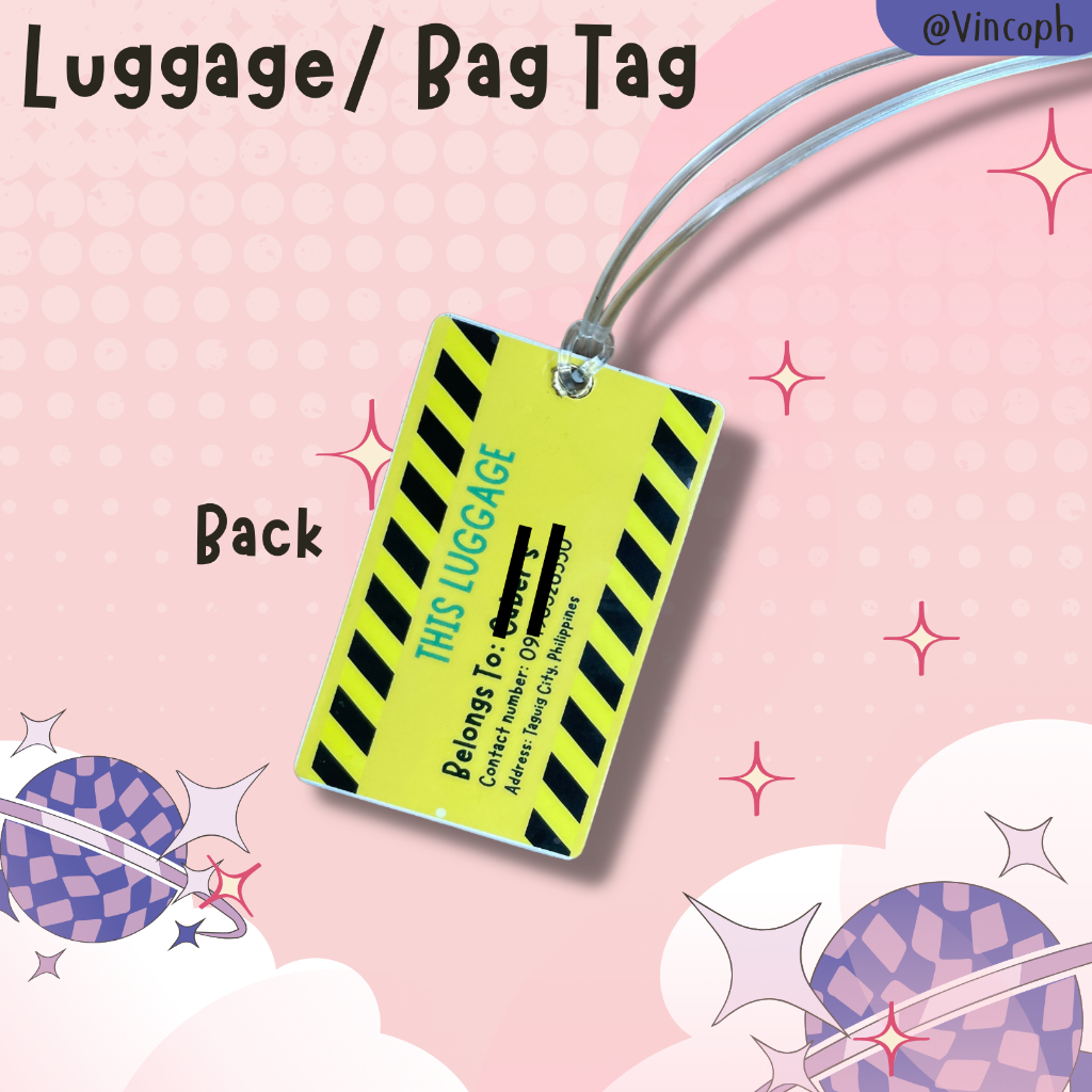 Bag tag printable clearance